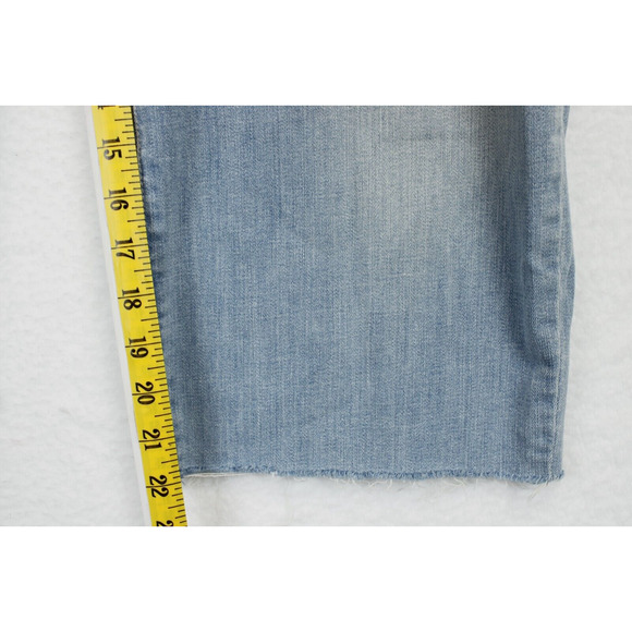 NYDJ Jenna Lift Tuck Ankle Jeans Women 20W Straight Frayed Hem Radiance Blue - Picture 5 of 13